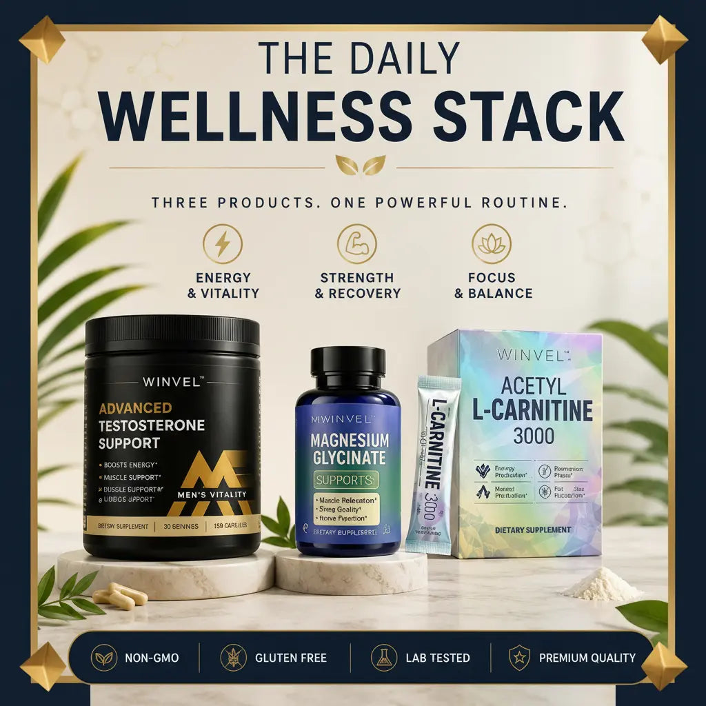 The Daily Wellness Stack Dark Navy Version