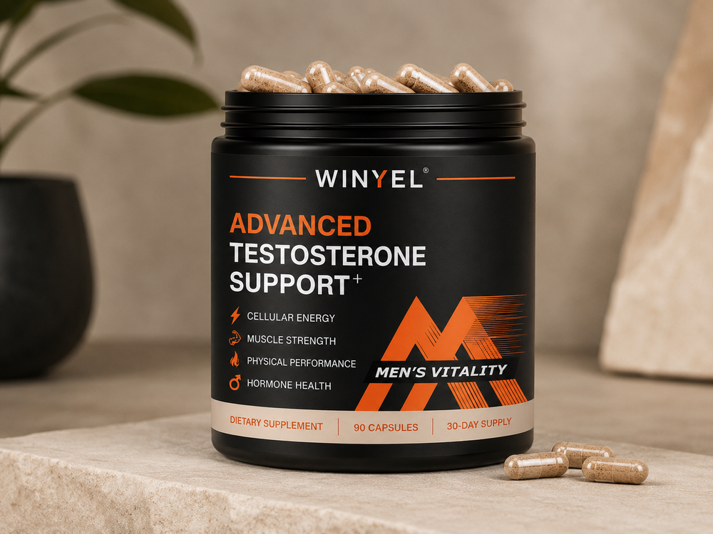 Men's Testosterone Support – 10-in-1 Formula | Energy, Vitality & Strength